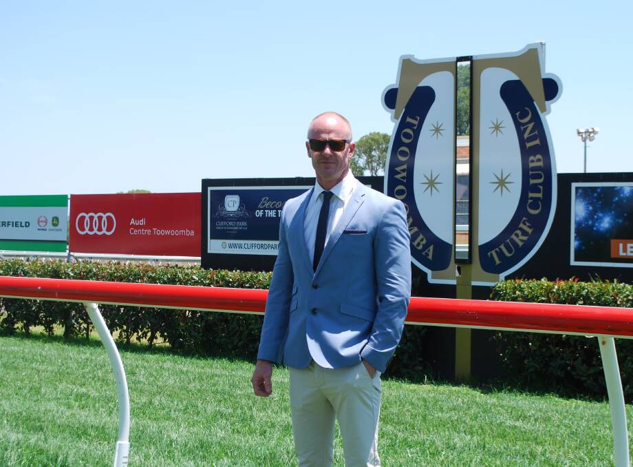 NEW APPOINTMENT: Incoming Scone Race Club CEO Heath Courtney at the Toowoomba Turf Club this week. He will fill the position vacated by Sarah Wills.