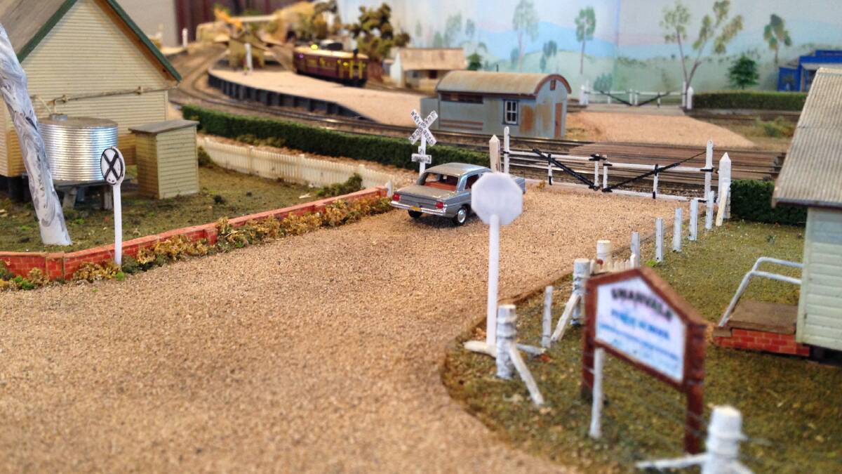 ATTENTION TO DETAIL: One of the model train displays at Murrurundi over the weekend.