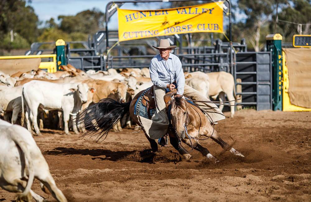 SKILLED: Scone Cowboy Ian Watson during the show on the weekend. Picture: Stephen Mowbray Photography