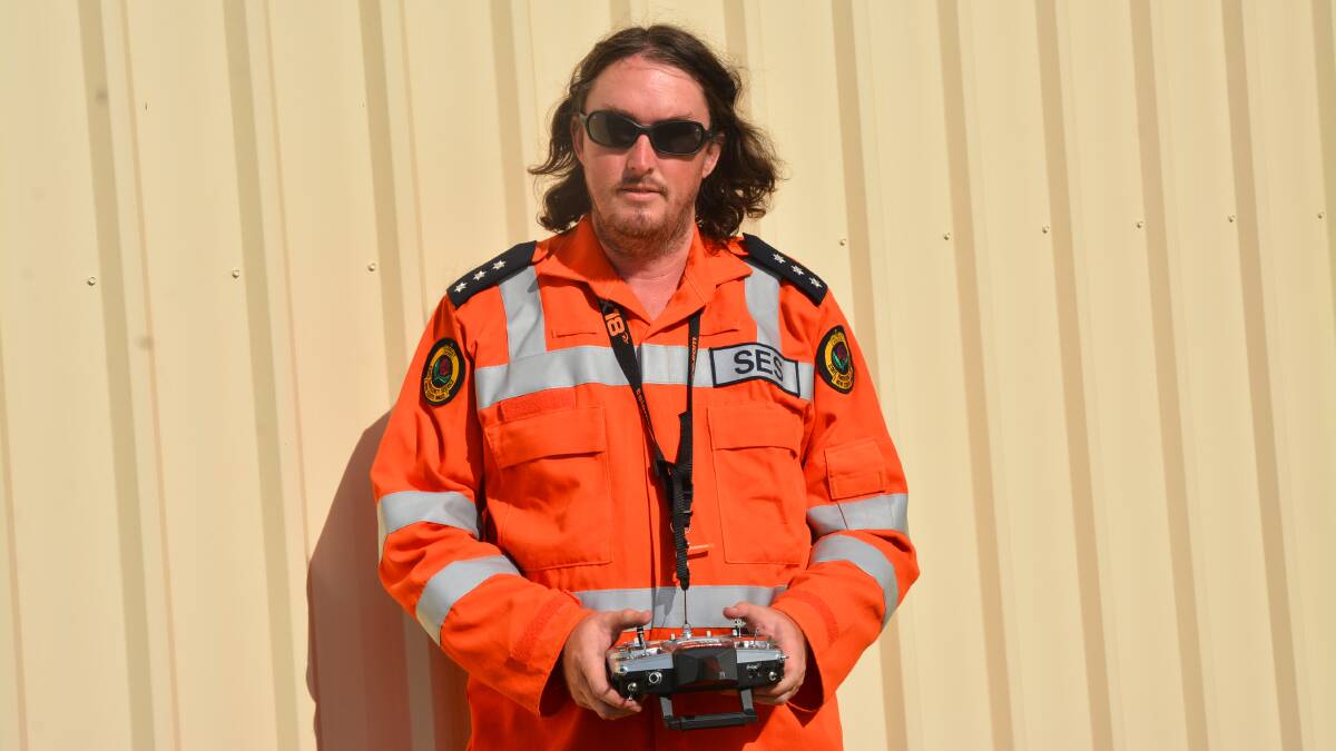 PROMISING: Scone-based SES volunteer Nathan Hussey will travel to Rutherford for drone training this weekend.