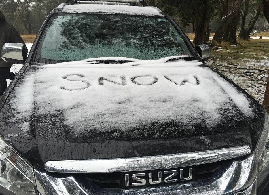 EAGER snow chasers have enjoyed the first snowfall of the year in the Hunter's highest country.