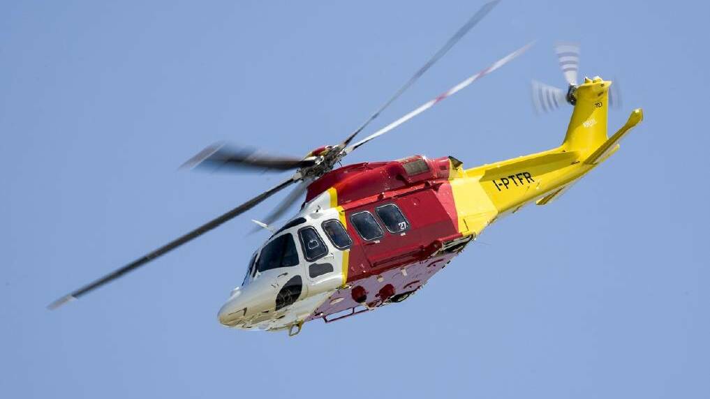 Man trapped in barbed wire fence rescued by Westpac helicopter