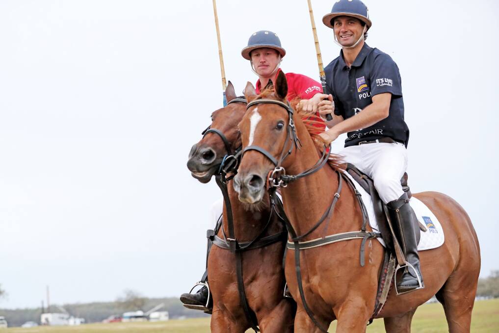 GREAT HONOUR: Rob and Jack Archibald will contest the inaugural Pacific Fair Magic Millions Polo.