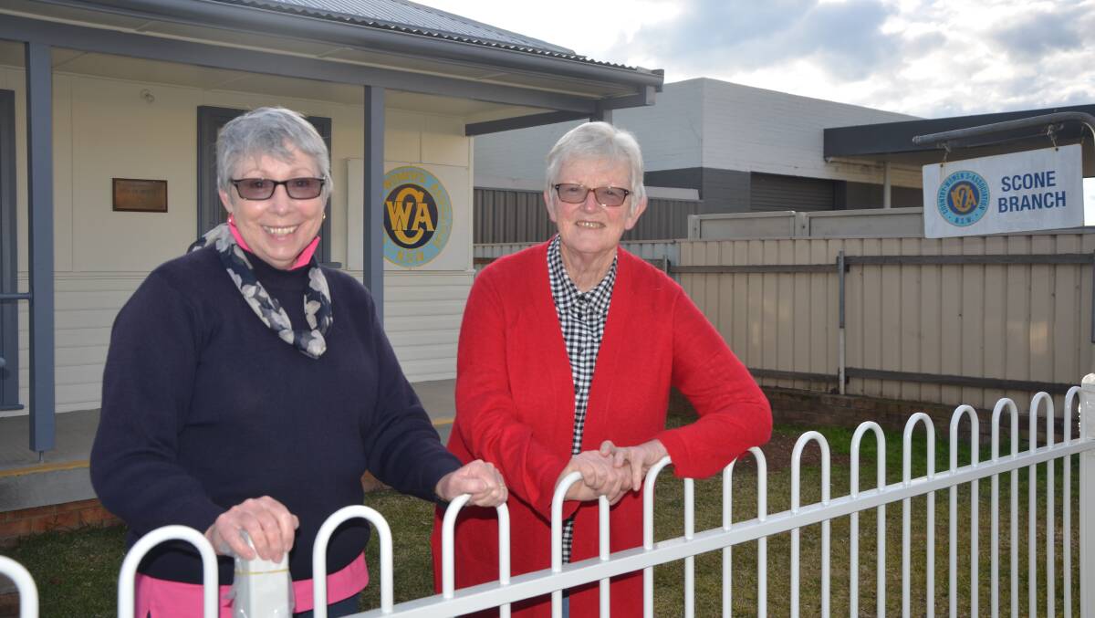 LOCAL REPS: Scone & District CWA members Lyn Tout and Carolyn Carter who ventured to the AGM of the Country Women’s Association of NSW.