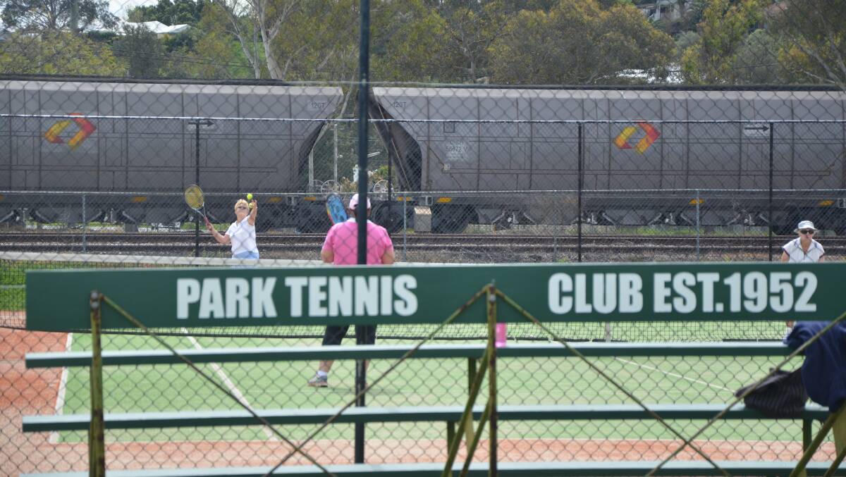 SERVING IT UP: Park Tennis and the Scone Rebels met in the grand final of the Inter-Town Ladies Tuesday Competition.