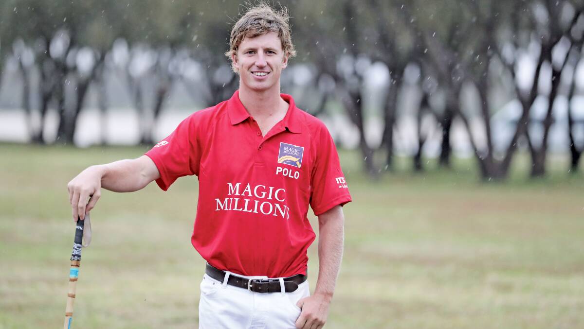ON WORLD STAGE: Scone's Jack Archibald is a Pacific Fair Magic Millions Polo Ambassador.