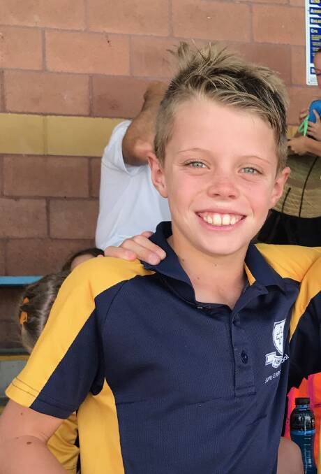 MAKING WAVES: Max Patterson swam a personal best in the 100m breaststroke, qualyfing him for the NSW State Age Swimming Championship.