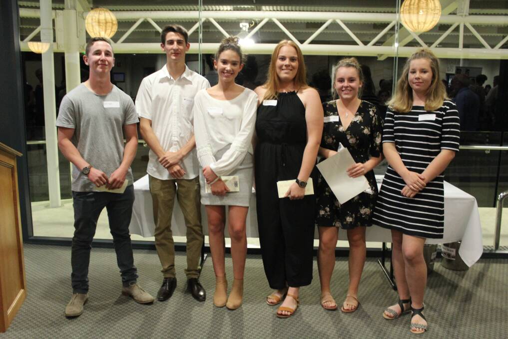 ADVENTURE: The 2018 Upper Hunter Shire Council Young Endeavour voyage participants, James Hagely, Toby Barry, Bridget Crowe, Emma Reynolds, Phoebe Weatherly and Tori McNaught. Absent: Callum Telfer.