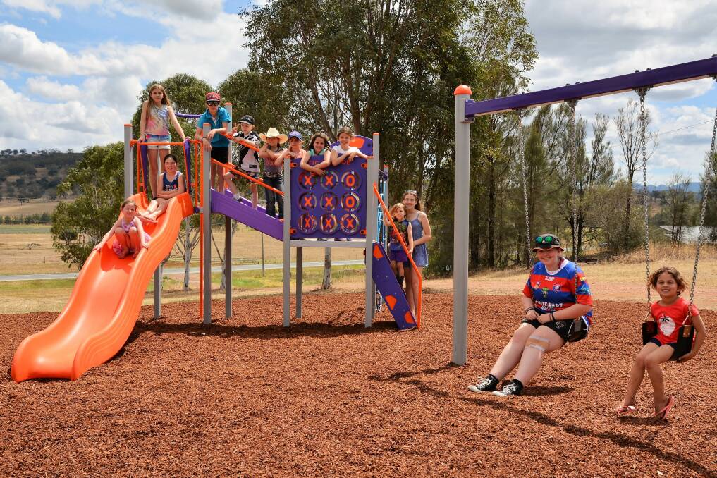 There was plenty of fun had in Parkville on the weekend when a new playground at the village's tennis grounds opened for use.