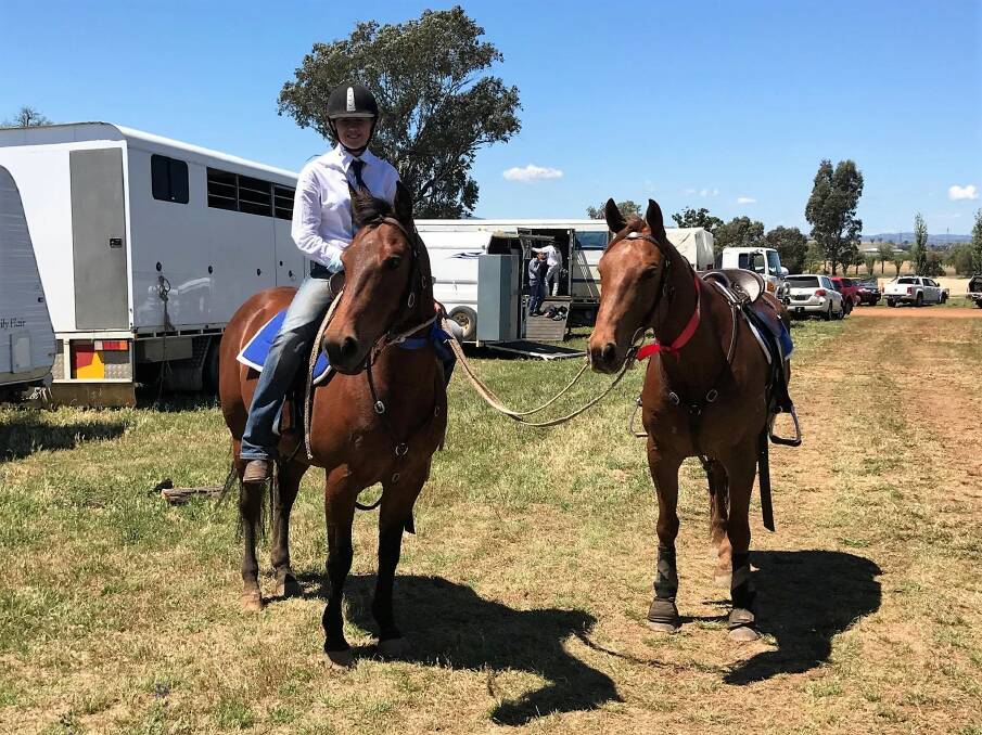 CONGRATULATIONS: Claudia Atfield placed first and second in the campdraft at the Inter School Equine Extravaganza at Tamworth. Photo: Supplied