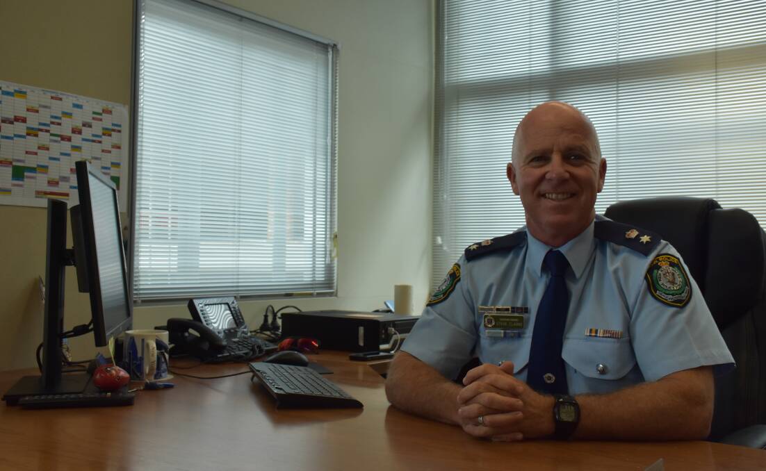 HERE TO HELP: Superintendent Local Area Commander Steven Clarke started at Hunter Valley Local Area Command on Monday.
