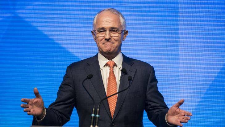 "Prime Minister Turnbull insists that his $48 billion tax cut will trickle down to supercharge the economy," said GetUp director Paul Oosting. Photo: Dominic K Lorrimer