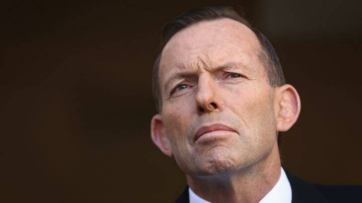 Prime Minister Tony Abbott says the Islamic State terror group is worse than the Nazis. Photo: Alex Ellinghausen