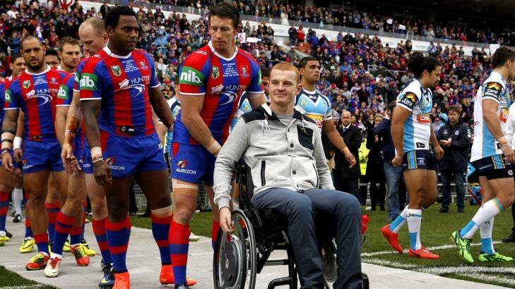 Compensation claim: Alex McKinnon has reportedly launched a legal claim against the NRL and Melbourne Storm's Jordan McLean. Photo: Jonathan Carroll JCA