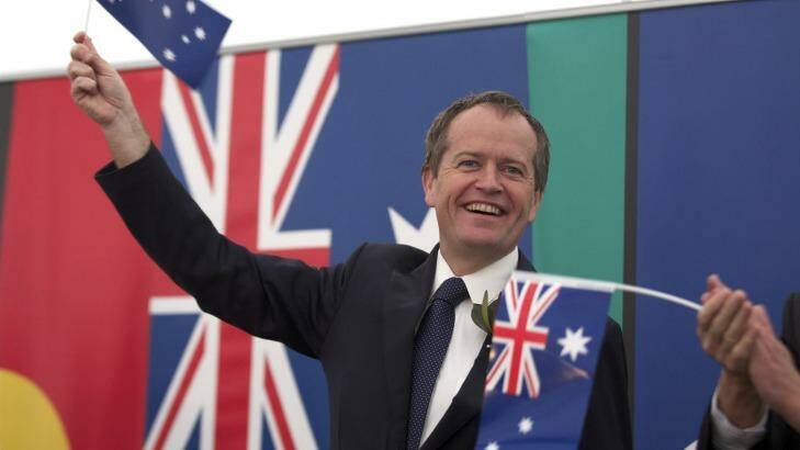 Labor leader Bill Shorten, pictured at a citizenship ceremony in Melbourne, has raised the prospect of an Australian republic. Photo: Simon O'Dwyer