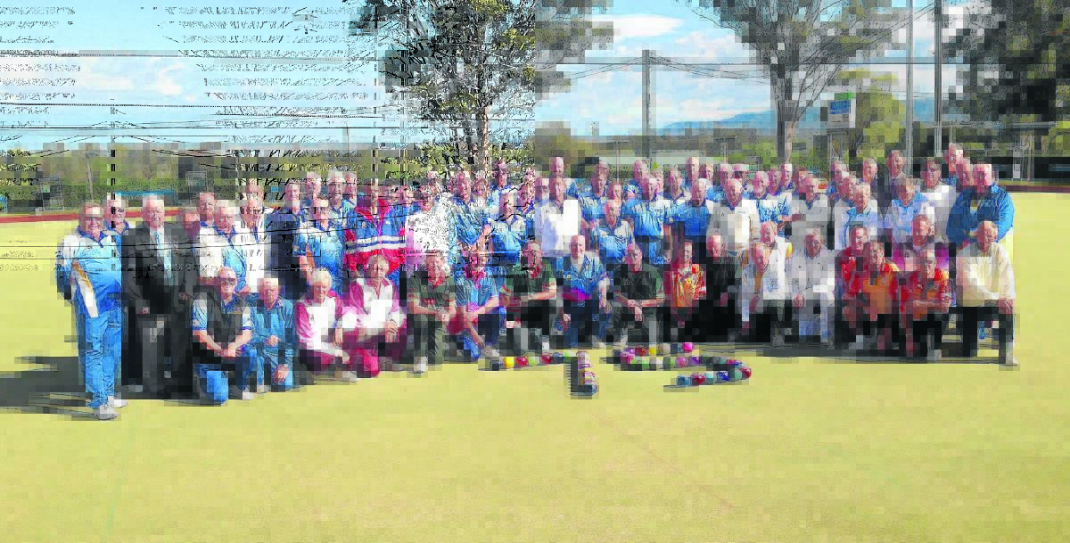 Bowlers from across the Upper Hunter District joined Scone Men’s Bowling Club members and official guests to celebrate the club’s 75th birthday in Scone on Sunday. 