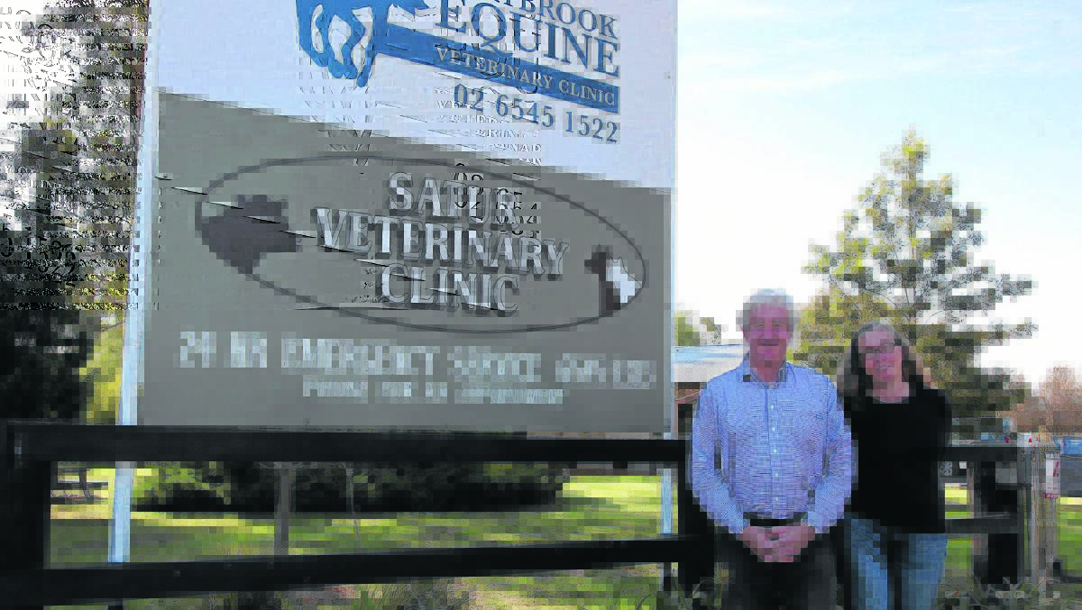 Veterinarians Sandy and Debbie Racklyeft have officially ‘handed over the reins’ of the Satur Veterinary Practice.
