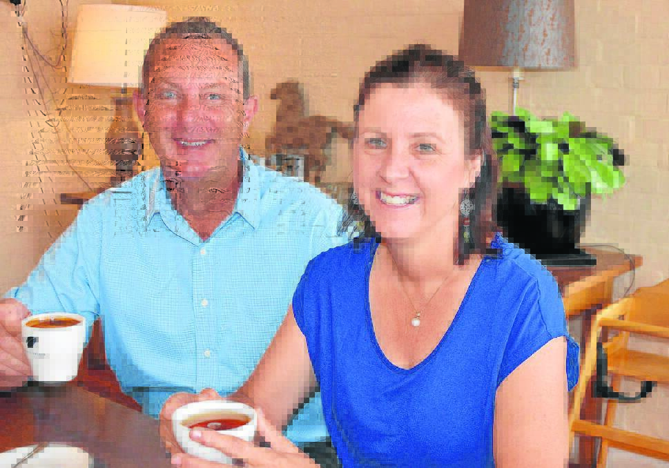 Scone’s Michael Johnsen with his wife Zenda, taking a moment to let the reality set in before the new leader heads to Sydney for his first sitting at Parliament House as the Member for the Upper Hunter. 
