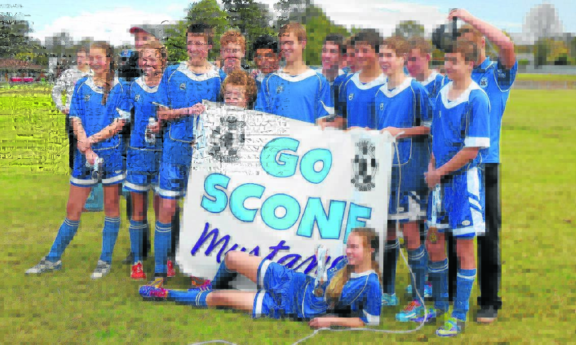The Scone Under 16s Intertown team after the grand final last weekend. 