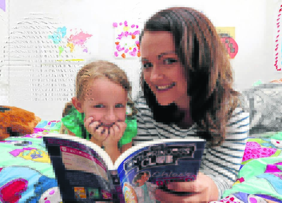 Children’s book author Samantha Turnbull with her daughter Liberty.