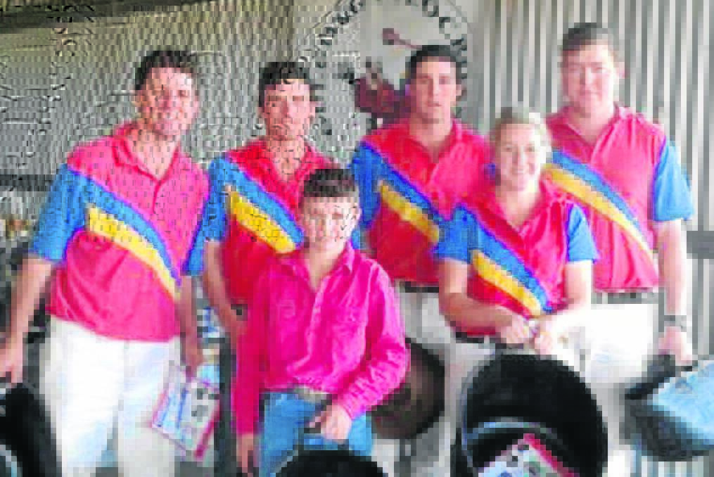 Bunnan Polocrosse Club C Grade winners (back) Andrew Rose, Stephen Sinderberry, Lewis Wall, Jack Halsted, (front) Campbell Rose and Tegan Cornish.