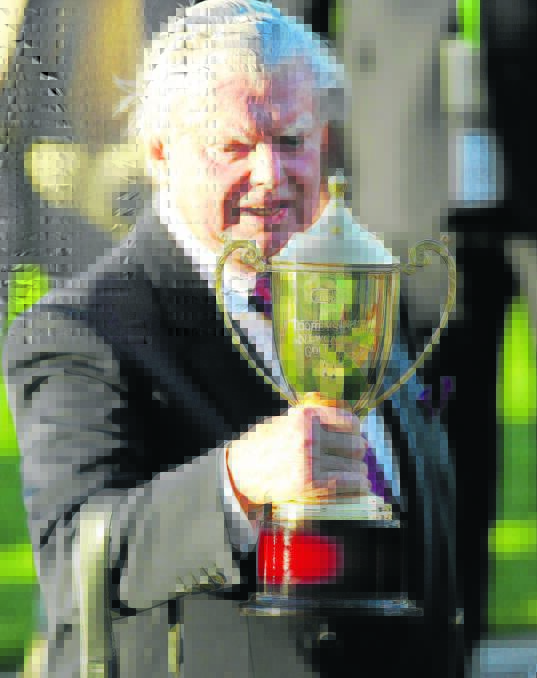 Well known racing icon and inspiration to many, Bart Cummings, eyeing off the Newcastle Cup in 2007. Photo courtesy Darren Pateman