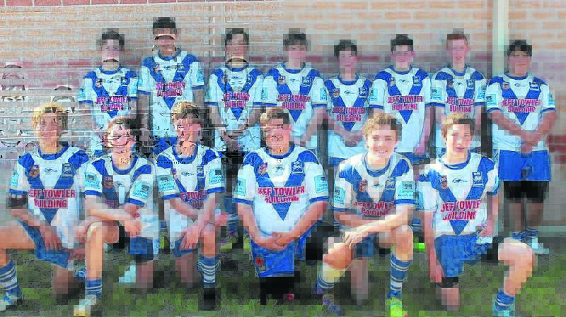 UNDER 14s: (Back) Reyn Campbell, Henry Hall, Ted Roser, Matt Saunders, Alex Young, Jake Newman, Matt Clark, (front) Barry Bussey, Adan McGuinness, Tom Brierly, Jack Albury, Riley Deasy and Cal Collison. 
Absent: Joey Whaley.