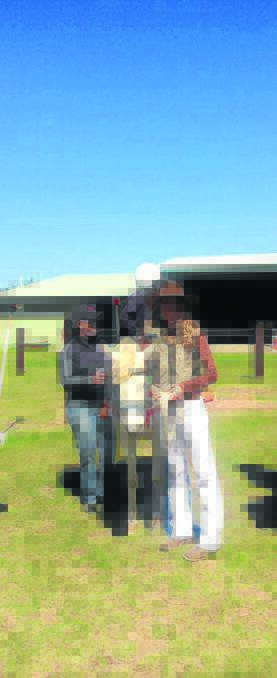 Lauren Parkinson visited the Upper Hunter Riding for Disabled Association recently to meet the children she has dedicated her rodeo queen quest to. 