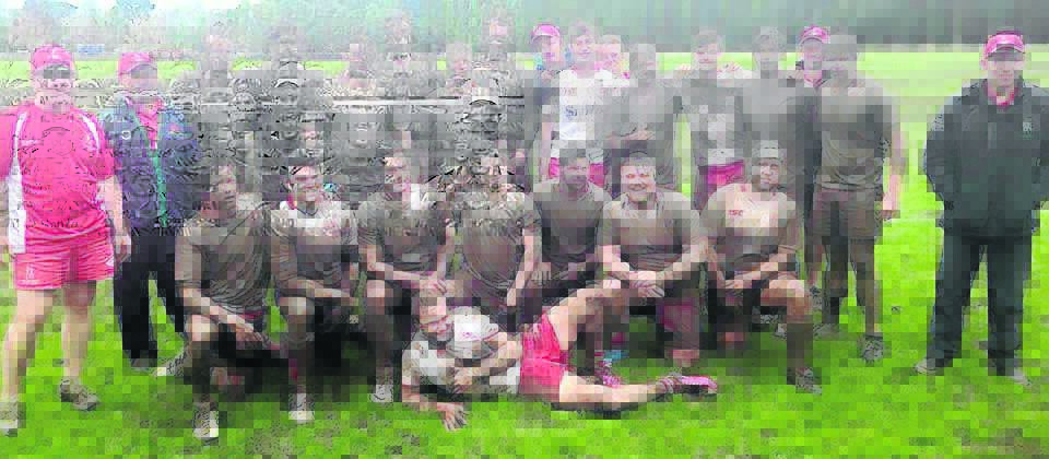 The Central North team after their muddy games at the NSW Country Rugby Union Championships last weekend.