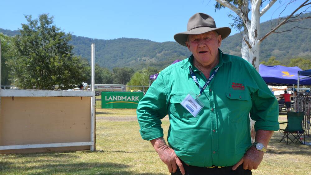 HAPPY CHAP: Committee president Earl Kelaher is thrilled with the response to the King of the Ranges Stockman’s Challenge and Bush Festival, which started in Murrurundi on Friday.
