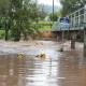 MURRURUNDI: Flood waters close to the Murrurundi Bowling Club on Friday, November 26 2021. Picture: Johanne Keen