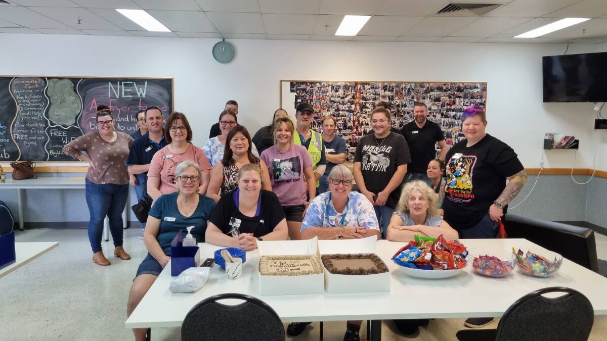 TEAM: The Big W Muswellbrook team celebrating their 20 year anniversary in 2022. Picture: Supplied