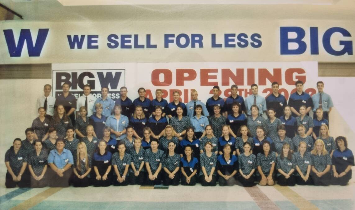 OPENING: The Big W Muswellbrook team on opening day in 2002. Picture: Supplied