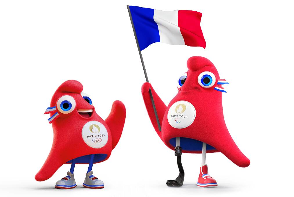 Symbolic Phrygian caps are the inspiration for the Paris 2024 mascots. Image by Paris 2024.