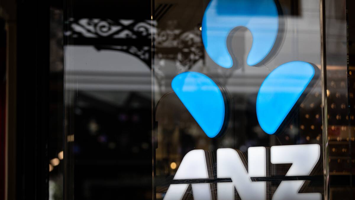 An ANZ Bank sign is seen in Melbourne, Monday, November 7, 2022. Picture by AAP Image/Diego Fedele 