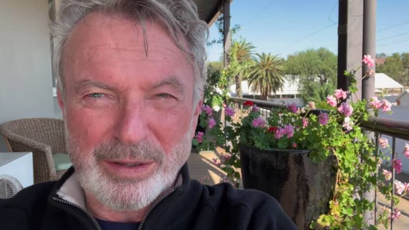 Actor Sam Neill said he plans to be in remission for many years to come. Picture by Instagram/@samneilltheprop