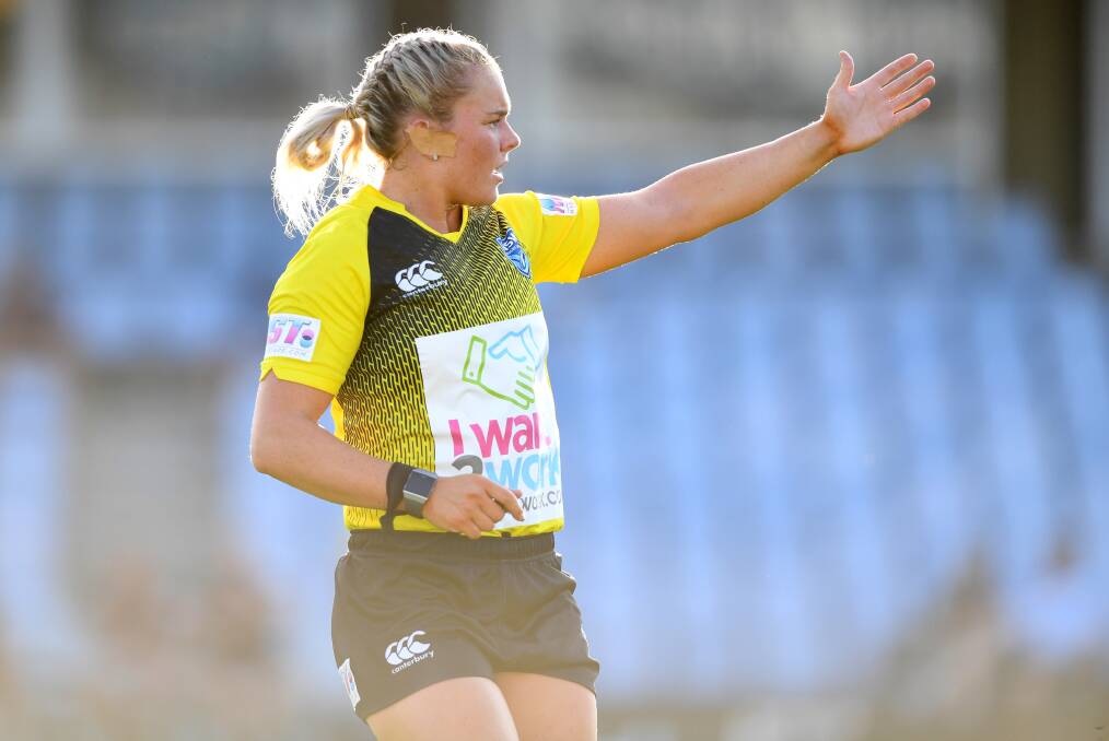 Former Group Seven official Karra-Lee Nolan will referee the NSW Women's Premiership grand final on Sunday. Photo: NSWRL