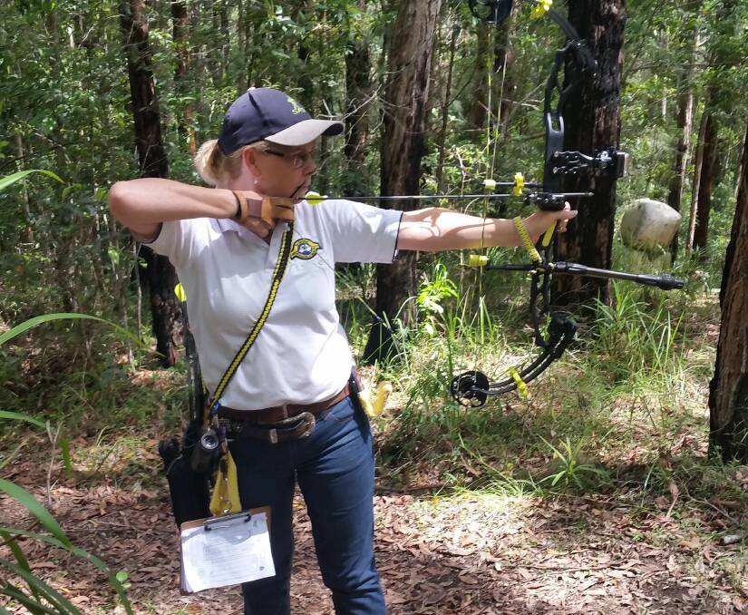 ON TARGET: Joanne Bogie is off to the IFAA Nationals at Mudgee, and then plans to challenge for the IFAA Worlds in September.