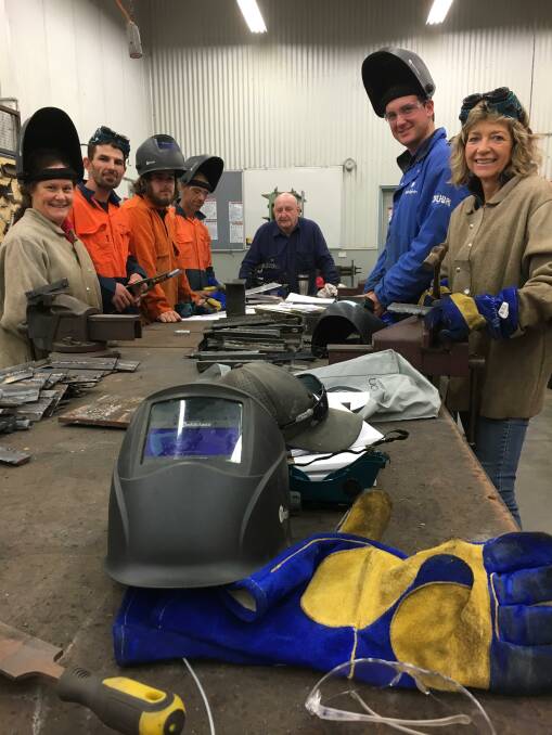 AgSkills Drought Program welding course at Scone TAFE.