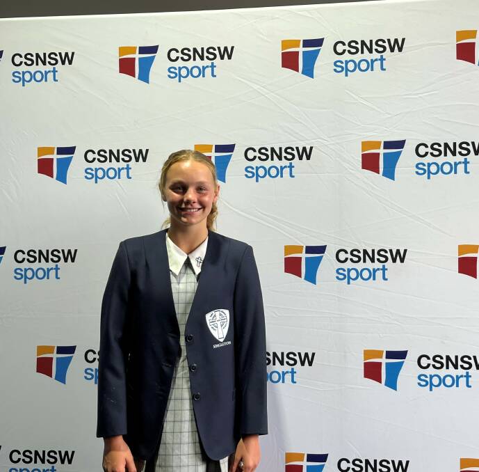 Quin Neyland at the NSWCPS Sport Awards that celebrate and recognise the best sporting achievements of Catholic Primary students throughout NSW. Picture supplied