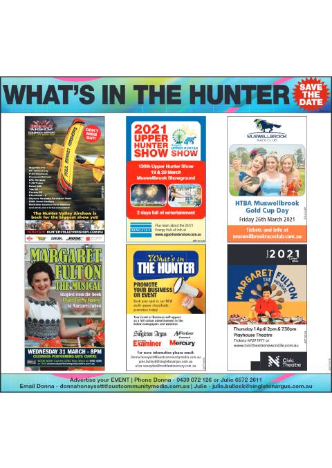 What's on in the Hunter