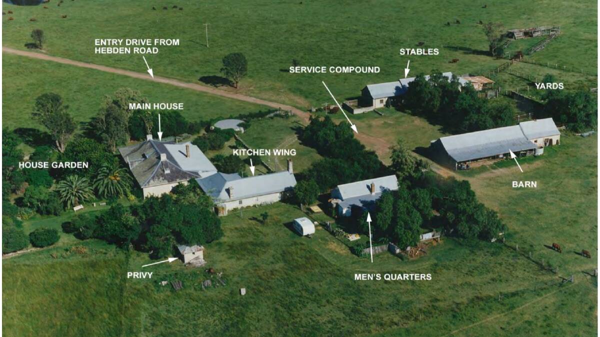 Ravensworth Homestead Complex showing all the associated buildings which will not be relocated.