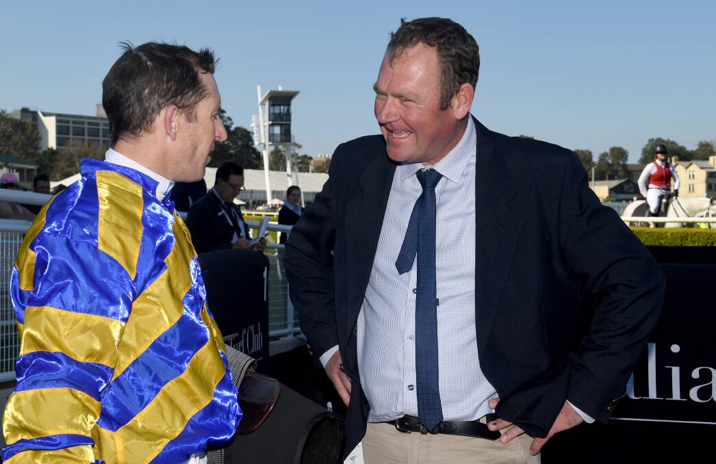 FIRM HOPES: Rod Northam will run After All That down the Flemington straight.