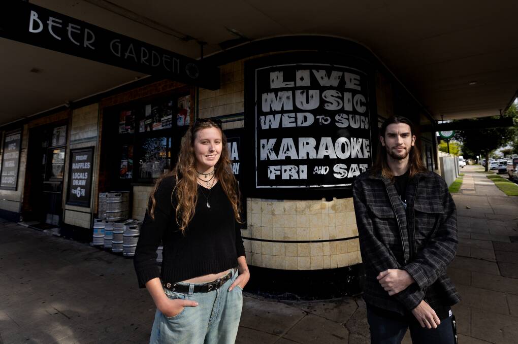 Zoey Simpson and Keaton Boyce hope Minds Matter is the beginning of regular music festivals aimed at raising awareness about mental health. Picture by Jonathan Carroll 