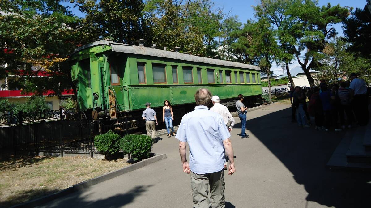 Take a tour inside Stalin's personal railway carriage.