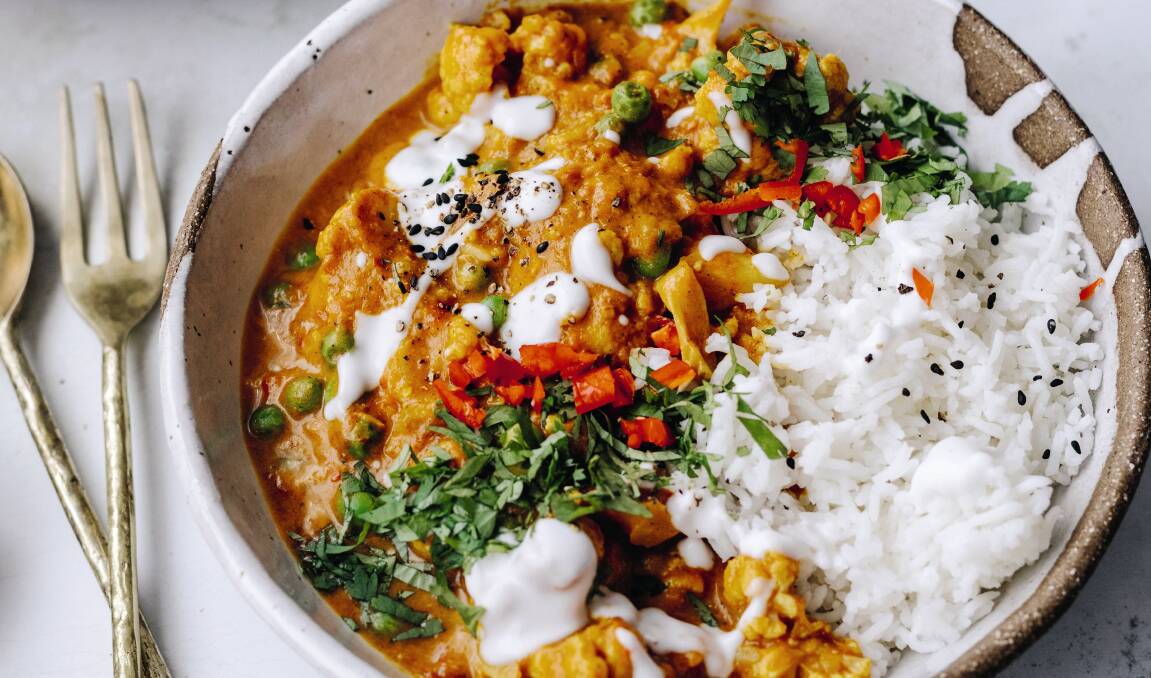 Butter cauliflower curry. Picture: Supplied