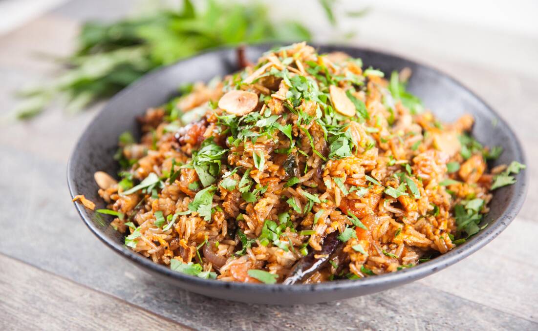 Mum's Malaysian fried rice. Picture: Supplied