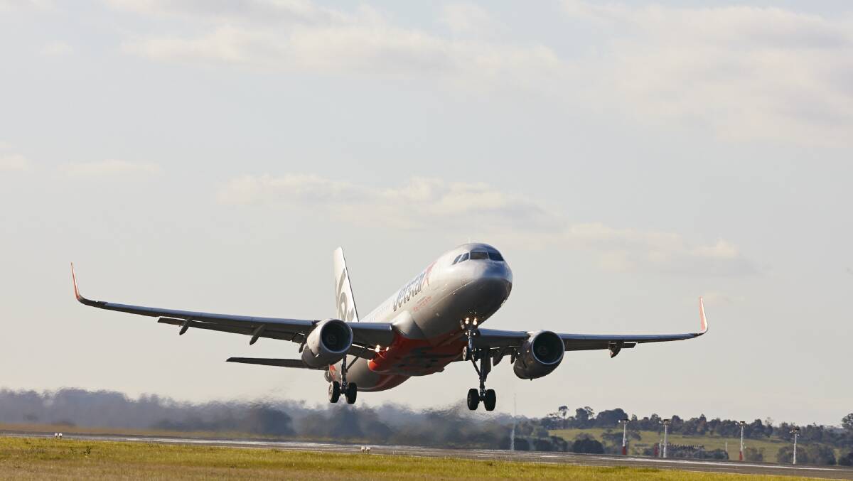 A Jetstar aircraft taking off. Picture supplied