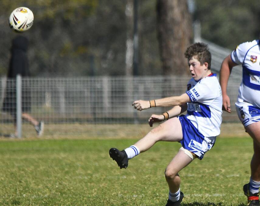 Jack Pennell put in a very good performance at halfback for the Scone Thoroughbreds under-18s.