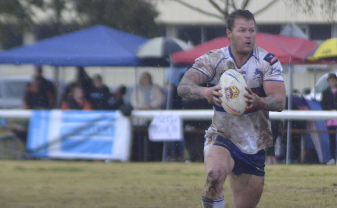 Justin Apthorpe found the tryline in Scone Thoroughbreds' big 44-6 victory over the Denman Devils. Photo: File Photo